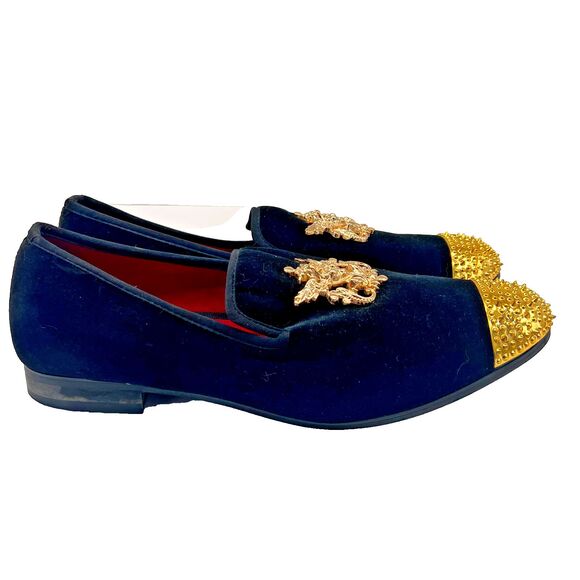 JITAI Black Velvet Shoes Men\'s 12 Slip-On Red Velvet Lined Penny Loafer Luxury main image 12